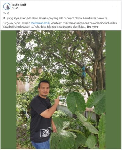 gantung uri bayi di pokok